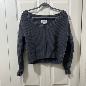 Knit crop sweater